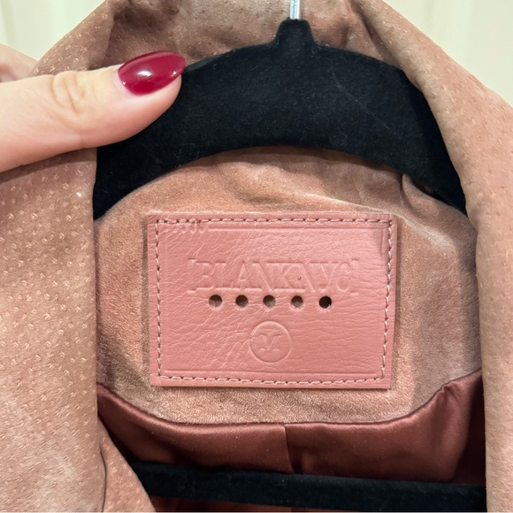 BLANKNYC SUEDE PINK/MUAVE BIKER JACKET - Picture 6 of 6